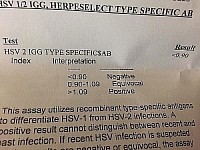 MY PATIENTS TEST RESULT